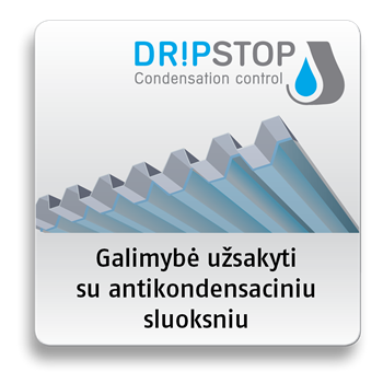 Drip stop antikondensacinis Antikondensacinis sluoksnis