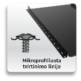 mikroprofiliuota tvirtinimo linija mikroprofiliuota tvirtinimo linija