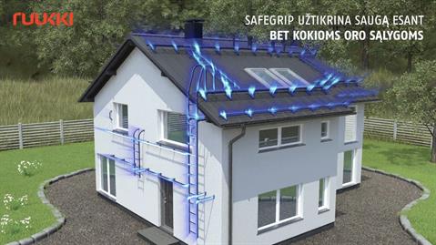 Ruukki SafeGrip Kopėčios - 100 proc. geresnis sukibimas