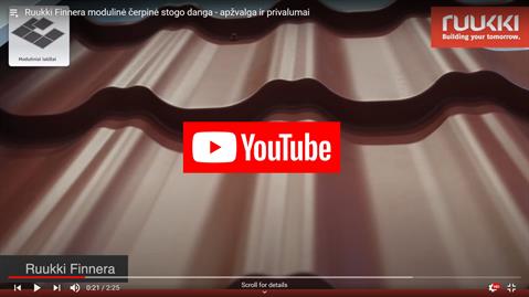 Ruukki Finnera - produkto apžvalga, privalumai - video Ruukki Finnera - produkto apžvalga, privalumai - video