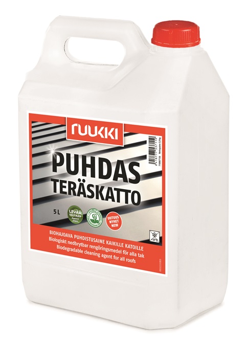 puhdas teräskatto